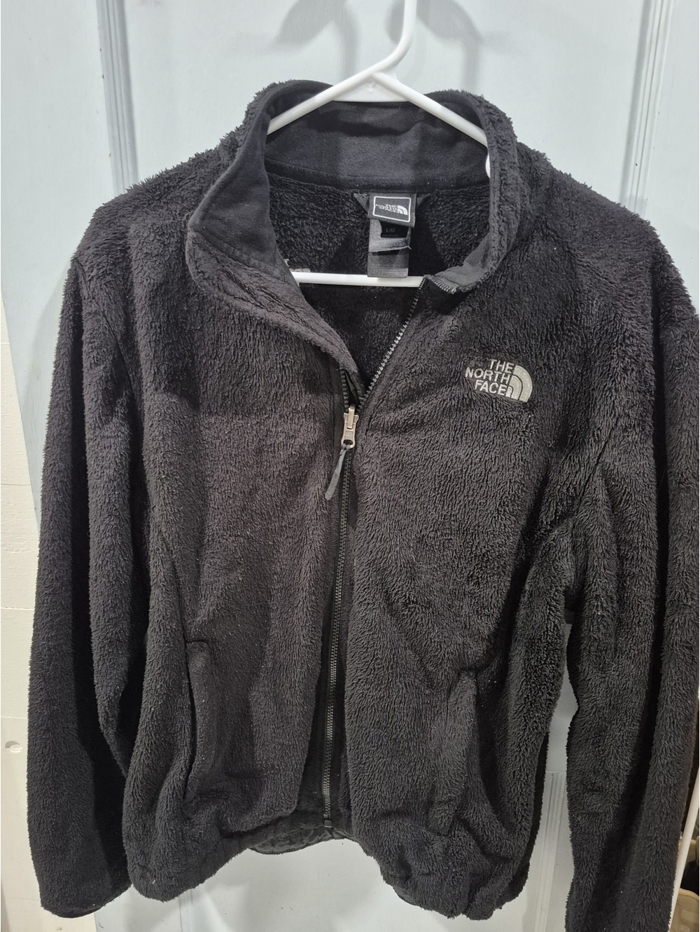 The North Face Black Fleece Zip-Up Jacket